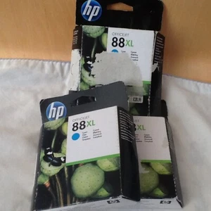 3 x Genuine HP 88XL Cyan - Picture 1 of 5