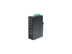 Convertisseur de média SFP industriel 10/100/1000T vers 2 ports 100/1000X PLANET IGT-1205AT - Photo 1/1