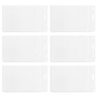 24 pcs Clear Card Holder Work Cards Clear Work Cards Protector ID Covers