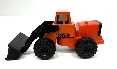 Minicargadora Tonka 1992 vintage naranja Foto 1 de 4