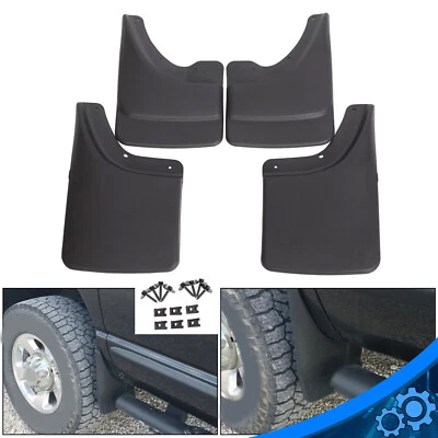 Mud Guards Flaps Splash For Dodge 02-08 Ram 1500 / 03-09 2500 W/O Fender Flares Foto 1 de 4