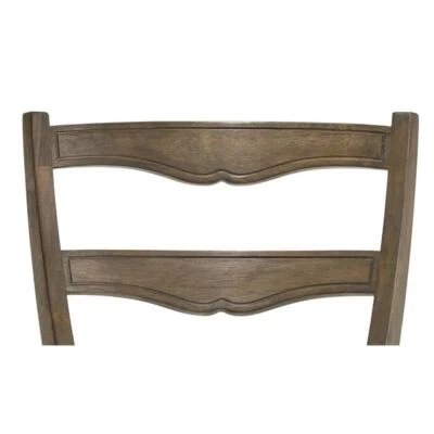 ACME Furniture Parfield 19" Fabric Side Chairs in Cream/Weathered Oak (Set of 2) - Image 1 of 4