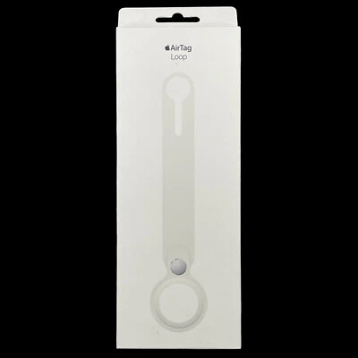 Подлинный Apple AirTag полиуретан петля чехол - белый MX4F2ZM/A воздуха ярлык - Изображение 1 из 4