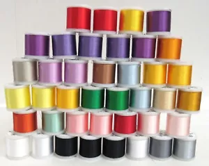 Rayon Madeira Embroidery Thread Lot Of 40 Unused Viscose Filament 200m & Case #4 - Picture 1 of 4