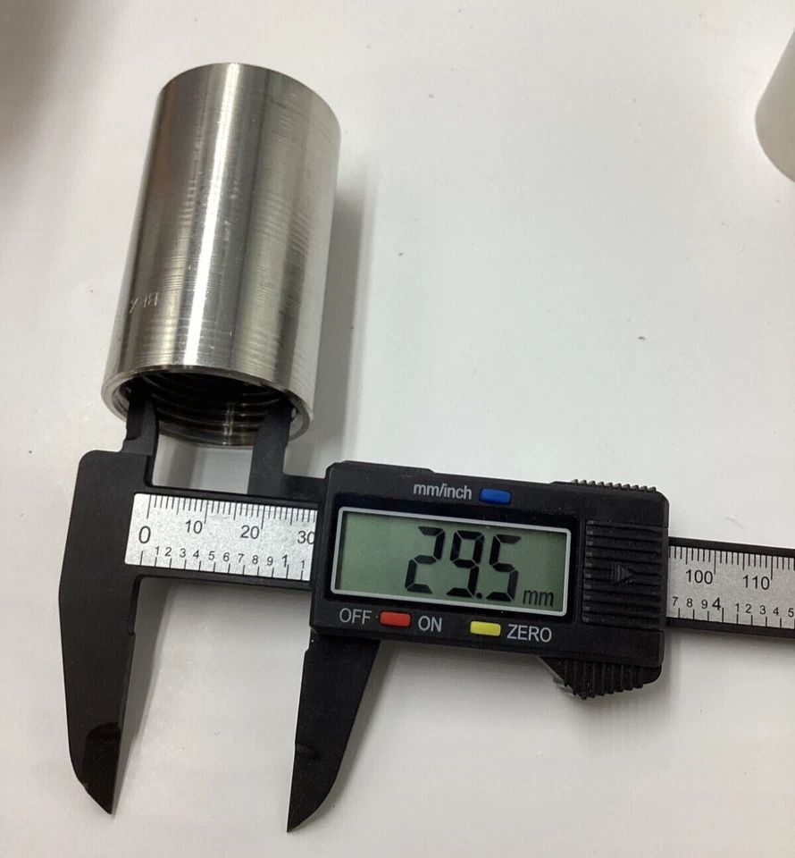 QTY 4  Point Ratchet Wrench Socket 1F13W303 SS Stainless Steel 6.35" x 1.33" - Image 1 of 4