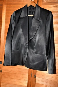 Dressy Ladies Size 12 Ellen Tracy Jacket/Blazer Ellen Tracy Shiny Finish Blazer - Picture 1 of 3