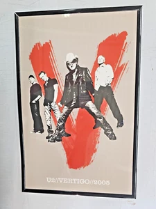 U2 2005 Vertigo Tour Concert Poster 11 X 17 Framed - Picture 1 of 3