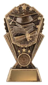 PERSONALISED TROPHY AWARD ACADEMIC HALO LASER ENGRAVING - Picture 1 of 1