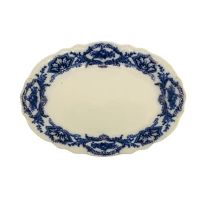 Antique Grindley Alaska Pattern 14” Flow Blue Platter (Rare) - Picture 1 of 10
