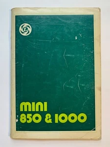 MINI 850 1000 ORIGINAL 1978 OWNERS INSTRUCTION Booklet Drivers Handbook AKM3547 - Picture 1 of 4
