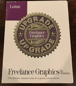 NEW LOTUS FREELANCE GRAPHICS UPGRADE FOR WINDOWS (3.5 H.D. DISK) - Picture 1 of 4