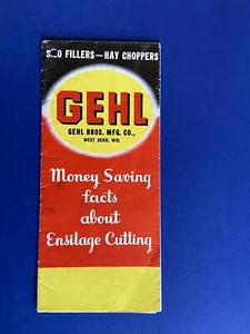 Remplisseuses de silo et hachoirs à foin Gehl pour brochure 1949 FCCA - Photo 1 sur 2
