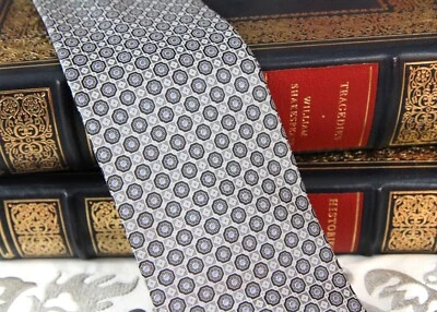 Canali Dot 领带 - 灰色 - 全新塑料 带标签 - 免费盒装发货 — 第 1/4 张图片