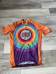 Jakroo Fondo All Ride All Ride All Ride Out Youth Cycling Jersey Mens Small GUC - Picture 1 of 15