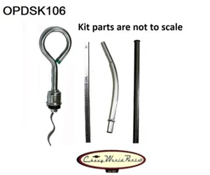 69 - 75 CHEVY OE STYLE SMALL BLOCK ENGINE OIL DIPSTICK KIT, 2ND DESIGN, 3 PIECES - Foto 1 di 1