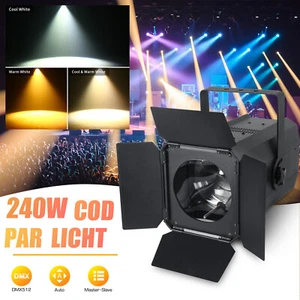 240W COB LED Par DMX512 Audience Theaterstrahler Weiß Warmweiß Zoom Scheinwerfer - Bild 1 von 11