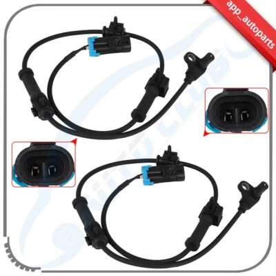 2 Pcs Front ABS Speed Sensor Fits Chevrolet Astro GMC Safari 2003 2004 2005 Base - Image 1 of 4