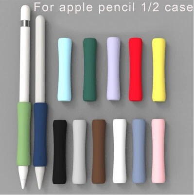 Silicone Grip Case Holder Anti Slip Soft Skin Protective Cover For APPLE PENCIL - Image 1 of 4