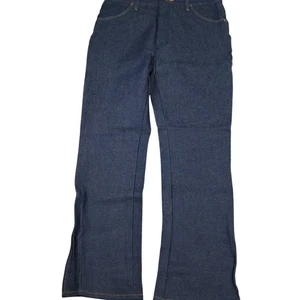 Rustler Bootcut Jeans Men 36W 32L Blue Heavy Denim Regular Fit Pre-Shrunk VTG - Picture 1 of 11