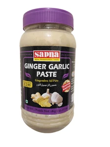 Sapna Ginger Garlic Paste Mixed Paste 1KG | 35.27 oz | BBE 06/2026 - Picture 1 of 2
