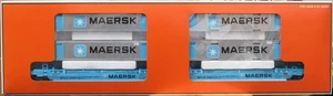 Lionel 36935 Maersk Maxi-Stack Container Cars O-Gauge NIB * - Picture 1 of 3