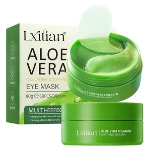 Patch Occhi Antirughe 60 Pz Maschera Occhi di Aloe Vera Collagene Patch Occhiaie - Foto 1 di 12