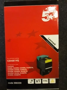 Kompatible Tonerkartusche 5Star Lexmark C544X1YG, Für Lexmark C540N, C543DN,... - Bild 1 von 2