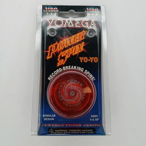 Neuf Yomega Power Spin Yo-Yo rouge d'origine VINTAGE RARE SCELLÉ - Photo 1/4