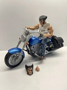 Marvel Legends Wolverine 6" Figure With Motorcycle Legendary Riders - Picture 1 of 7