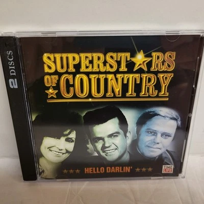 TIME LIFE MUSIC SUPERSTARS OF COUNTRY HELLO DARLIN' 30 TRACK 2 CD SET - Image 1 of 4