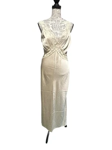 Vestido sin Mangas de Encaje Transparente Abercrombie Fitch Para Mujer S Hada Caprichoso Boho Romántico - Imagen 1 de 9