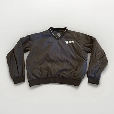 PHB Inc. Chaqueta Pullover Grande en Azul Marino Negro Foto 1 de 4