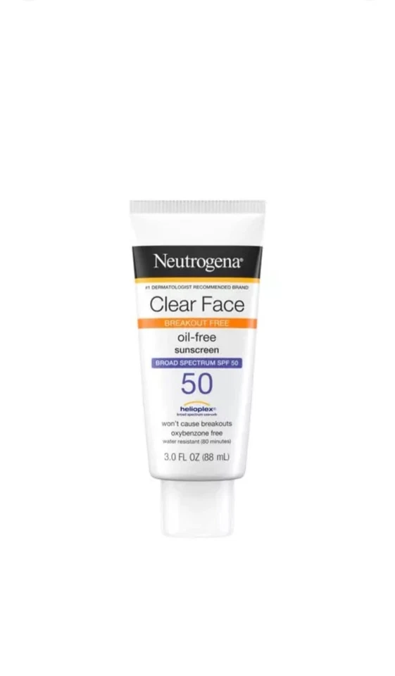 Neutrogena Clear Face Líquido Sin Aceite Protector Solar Amplio Espectro FPS 50 3oz Foto 1 de 3