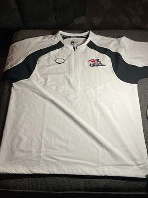 Mens Evoshield Warmup Pullover Precision Patriots Size L - Image 1 of 4