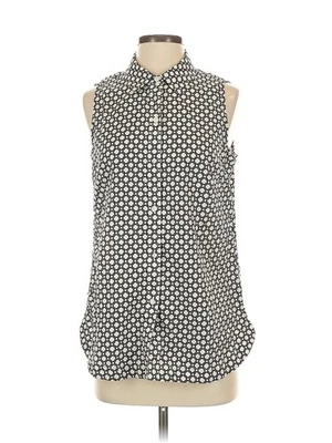 Blusa negra sin mangas Coldwater Creek para mujer S Foto 1 de 4