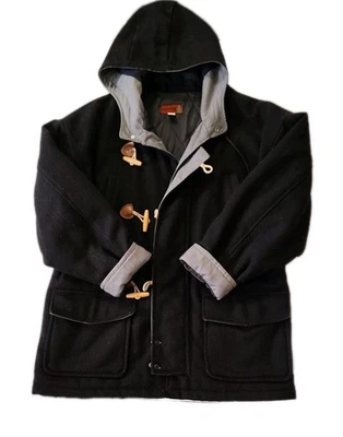 Винтажное женское среднее пальто Fieldmaster спортивная шерстяная стеганая подкладка сделано в США  - Изображение 1 из 4