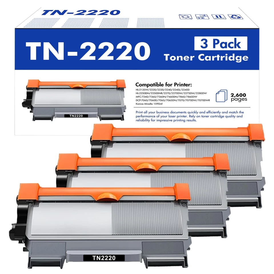 Toner compatible with Brother TN-2220 MFC-7360N 7460DN 7860DW HL-2130 DCP7055 - Bild 1 von 1