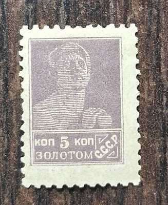 USSR 1924/25 Mint 5k Definitive Stamp Perf 12x12¼ No Watermark - Image 1 of 4