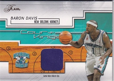 2002-03 Flair #CK-BD Baron Davis Court Kings Game Used - Image 1 of 2