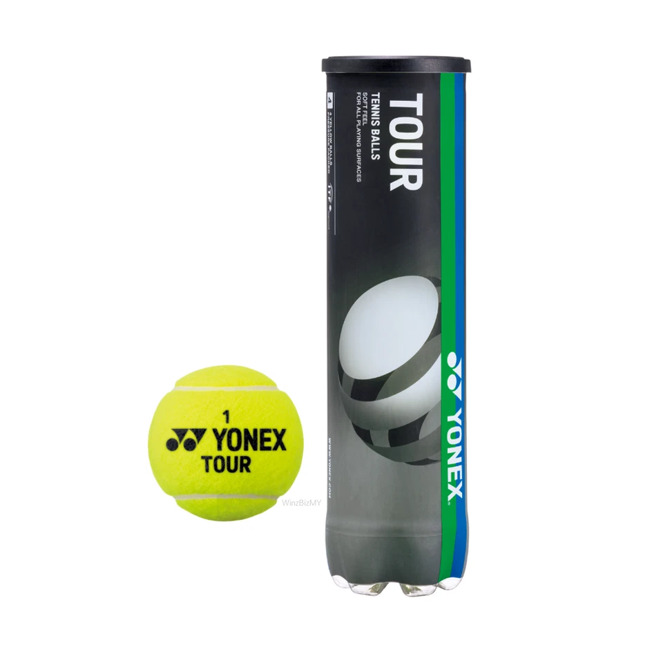 YONEX Tour Tennis Balls TB-TR4N (4 balls per can) - Image 1 of 1
