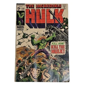 Cómic de colección The Incredible Hulk #120 Marvel 1969 en muy buen estado+ 4,5 de la Edad de Plata - Imagen 1 de 10