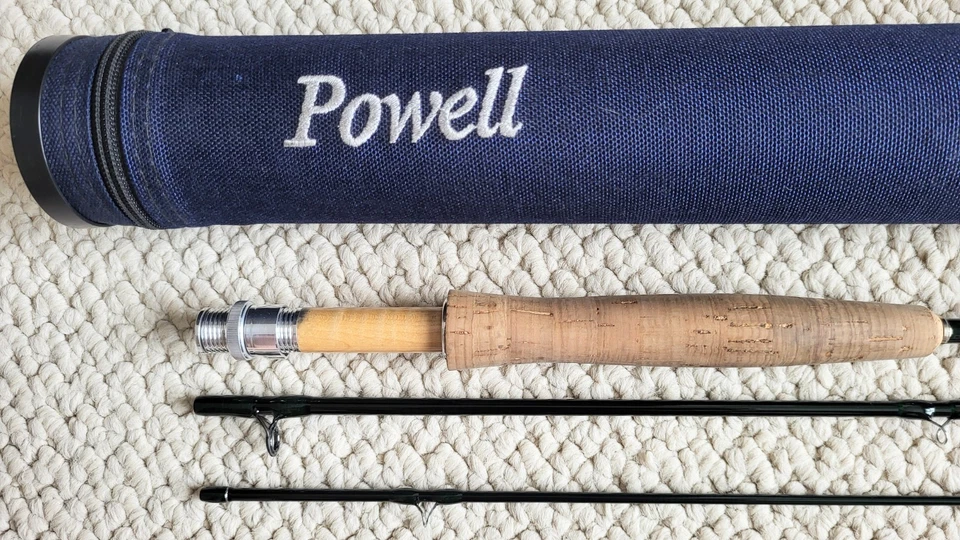 Powell LTT 834-3 caña de mosca, 8'3", 3 piezas, 4wt., tubo Foto 1 de 4