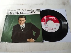 Chris Crosby – Hippie Lullaby VG+ Original 1960s 45RPM Promo Record & Pic Sleeve - Picture 1 of 5