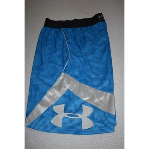 Under Armour Gym Shorts Workout Mens Size Medium With Pockets Performance Blue - Picture 1 of 7