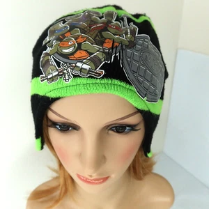 Teenage Mutant Ninja Turtles Knitted Beanie Cap TMNT 2015 Nickolodeon - Picture 1 of 6