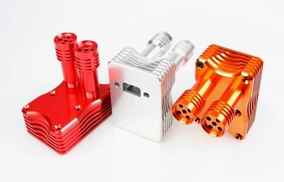 GTB Metal RC 1/5 Integrated Exhaust Pipe Box for HPI/Baja/KM/RV/5B/SS/5T/5SC - Image 1 of 2