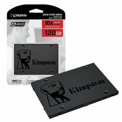 10x Faster New Kingston SSD A400 120 GB SATA III Solid State Hard Drive 2.5 Inch - Image 1 of 4