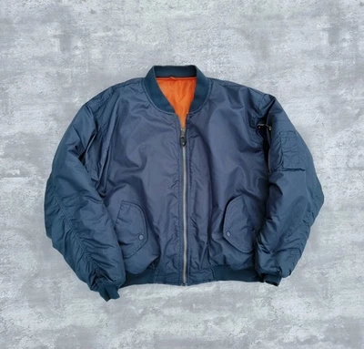 Vintage MA-1 USAF Flyers Cold Weather Bomber Jacket Mens Medium - Image 1 of 4
