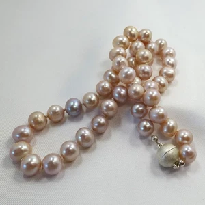 Südsee Perlenkette Rosa Perlen Collier Salzwasserzuchtperlen / CU 318(125) - Bild 1 von 5