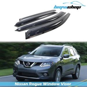 Window Visor Sun Rain Guards Deflector Fits Nissan X-Trail T32 Rogue 14-20 - Picture 1 of 5